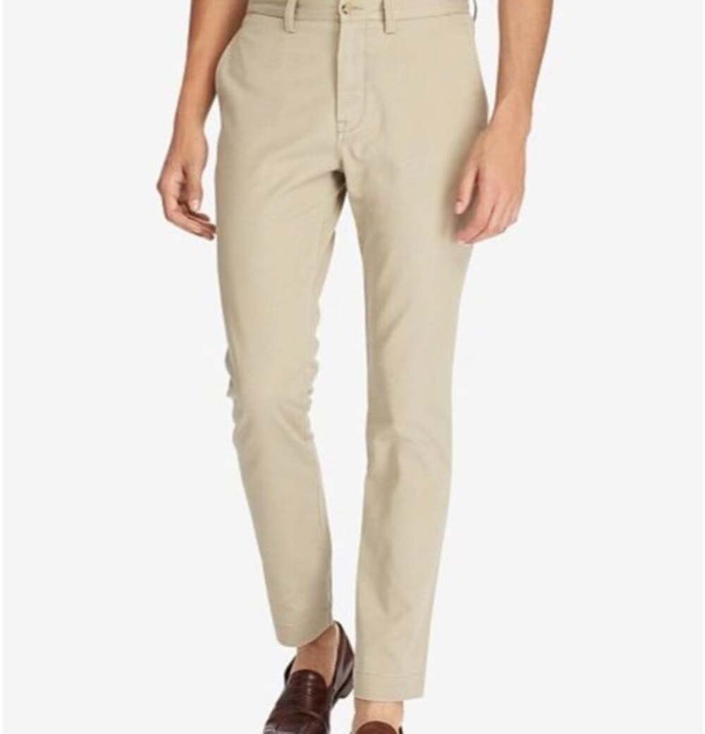 Polo Ralph Lauren Bedford The Pony Chino Mens Size 38x30 Beige Classic Fit Pants